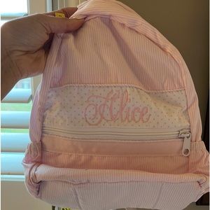 Alice embroidered backpack